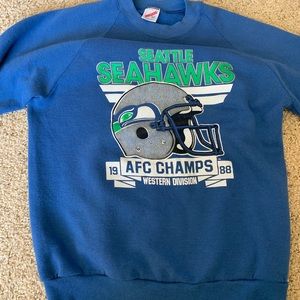 Seattle Seahawks 1988 AFC Champions Crewneck